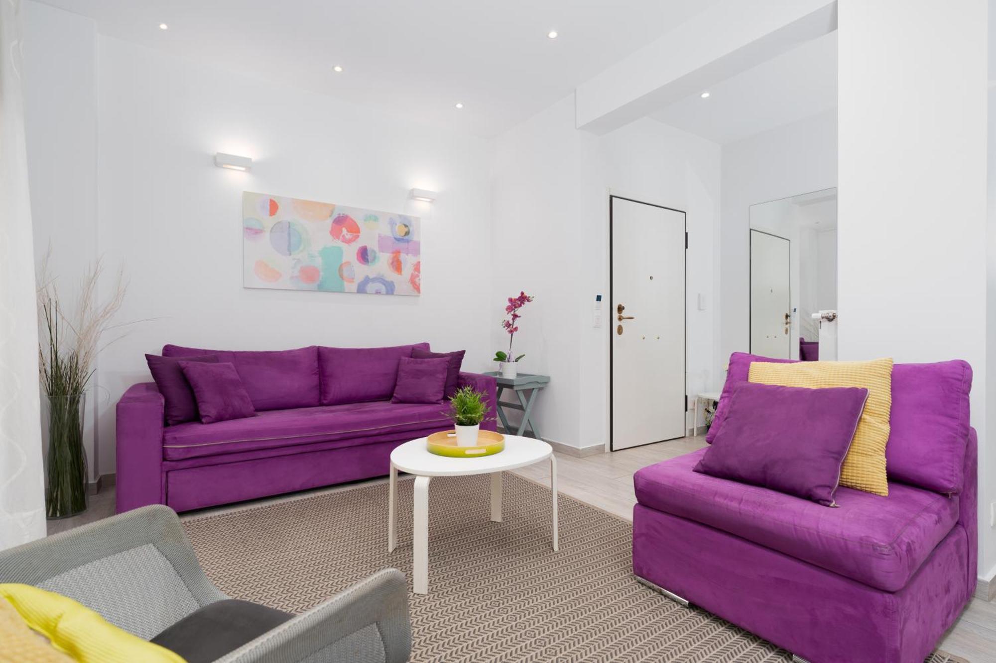 Spacious Modern Apartment In Athens Near Metro ภายนอก รูปภาพ